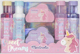 COFFRET POUR ENFANTS LITTLE UNICORN AVEC AUTOCOLLANTS 6 PCS - MARTINELIA - idc institute en gros