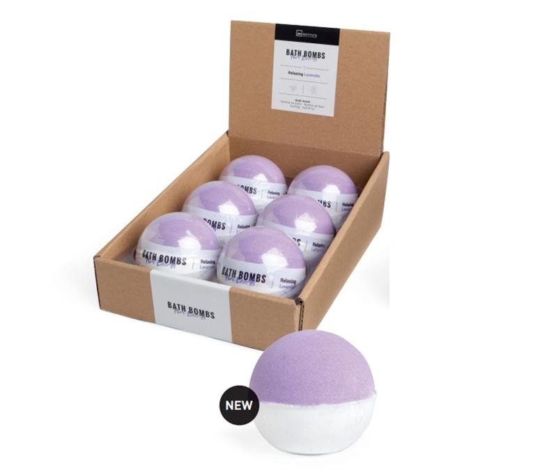 LOT DE 6 Bombes de bain "PURE ENERGY" Lavande 260 GR ! - idc institute