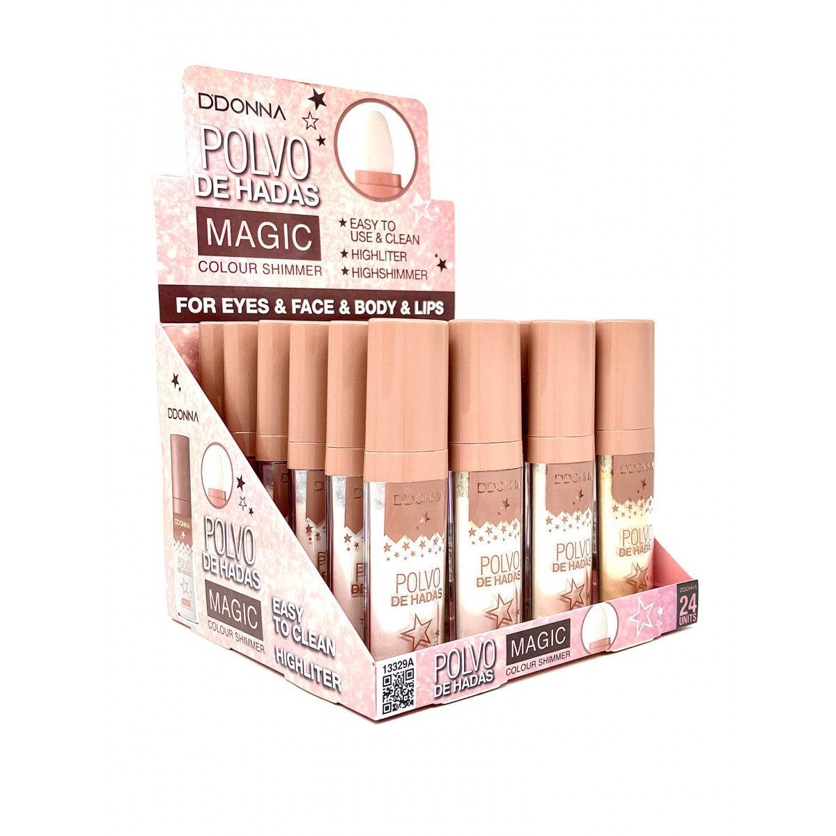 PACK DE 24 ILUMINATEUR POUDRE DE FÉE- D'DONNA - idc institute en gros