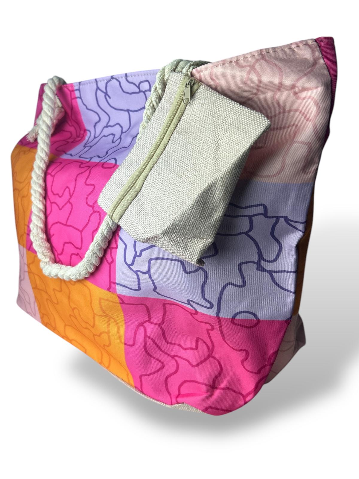 Grand Sac De Plage Multicouleur modèle 4 -  idc institute en gros
