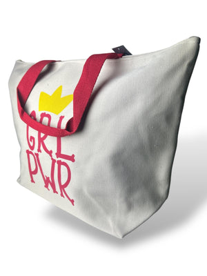 Grand Sac De Plage "GRL POWER" courone -  idc institute en gros