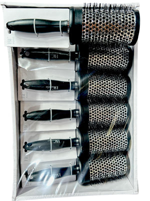 PACK DE 12 BROSSES POUR SÈCHE-CHEVEUX -  BF BEAUTÉ -  idc institute en gros