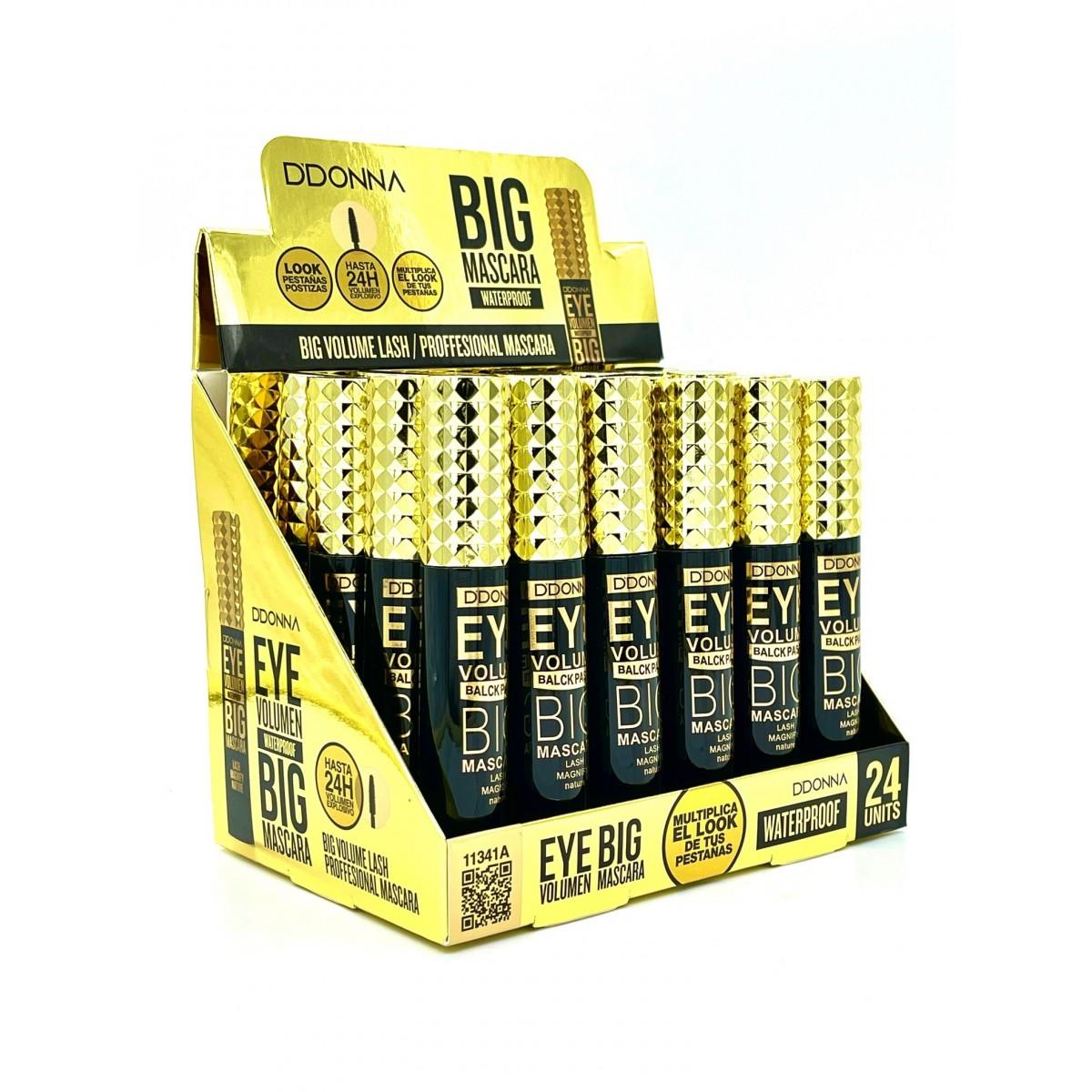 PACK DE 24 MASCARA EYE VOLUME BIG WATERPROOF - D'DONNA - idc institute en gros