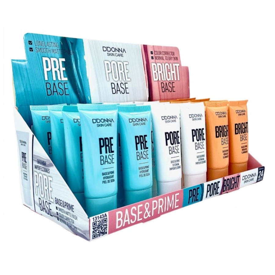 PACK DE 24 BASE & PRIMER SKIN CARE (1.19€ / UN.) - D'DONNA -  idc institute en gros