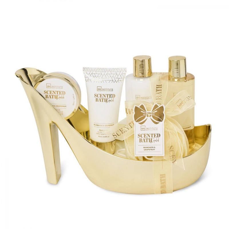 COFFRET SCENTED BATH SHOE "Mandarin & Grapefruit" 5 PCS - IDC INSTITUTE - idc institute en gros