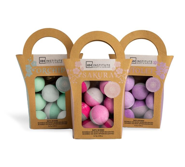 LOT DE 3 ZEN BOMBES DE BAIN 8x15g - IDC INSTITUTE
