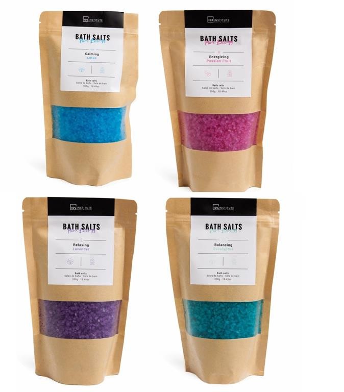 LOT DE 4 SACHET DE SELS DE BAIN 350gr - IDC INSTITUTE