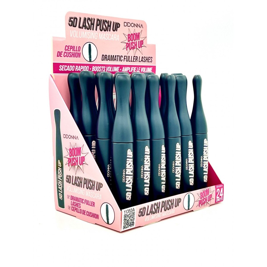 PACK DE 24 MASCARA 5D LASH PUSH UP (0.75€ / UN.) - D'DONNA -  idc institute en gros