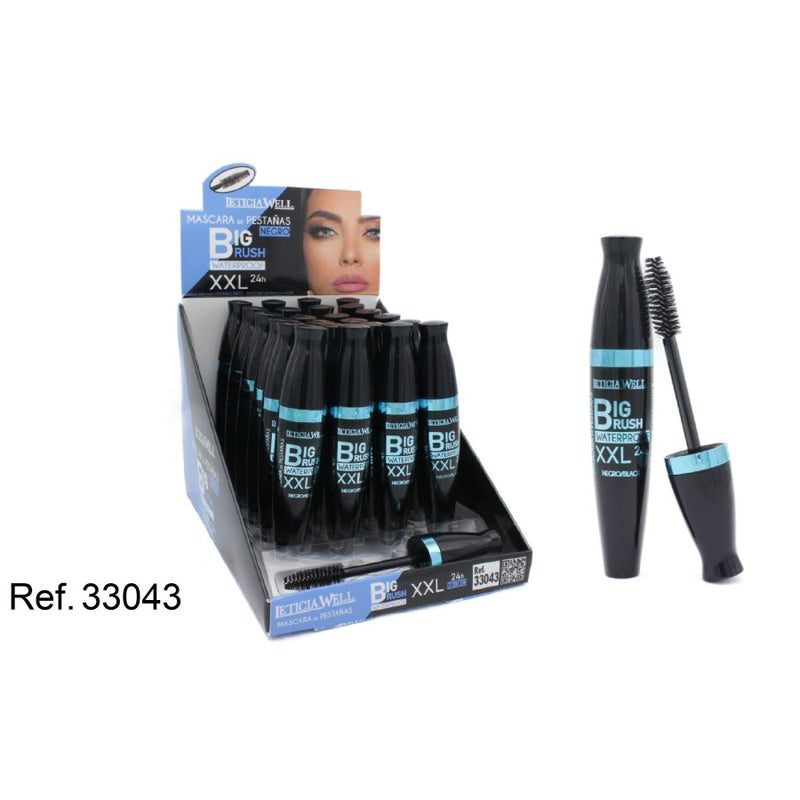 PACK DE 24 MASCARA BIG RUSH XXL (0.69€ / UN.) - LETICIA WELL -  idc institute en gros