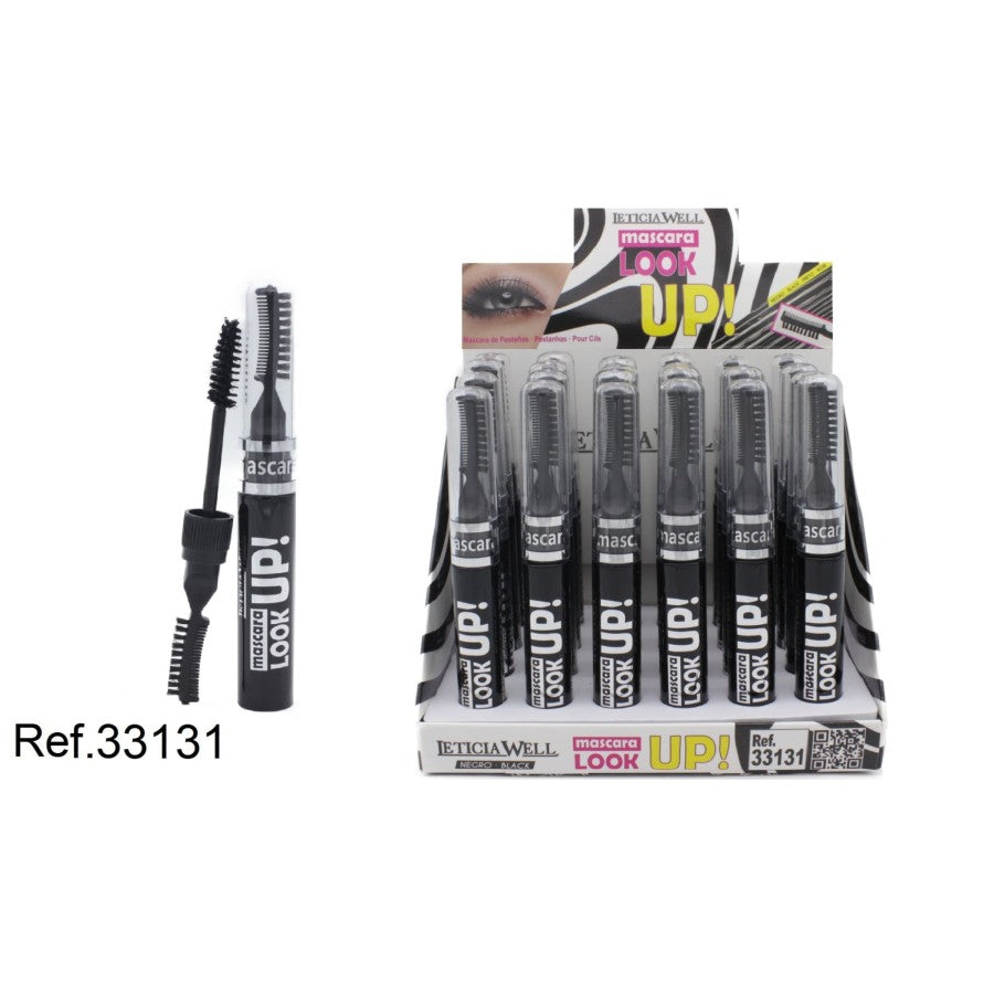PACK DE 24 MASCARA BLACK LOOK UP! (0.92€ / UN.) - LETICIA WELL -  idc institute en gros