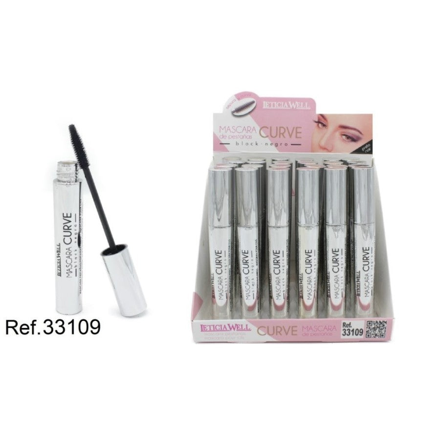 PACK DE 24 MASCARA COURVE NOIRE (0.75 € / UN.) - LETICIA WELL -  idc institute en gros