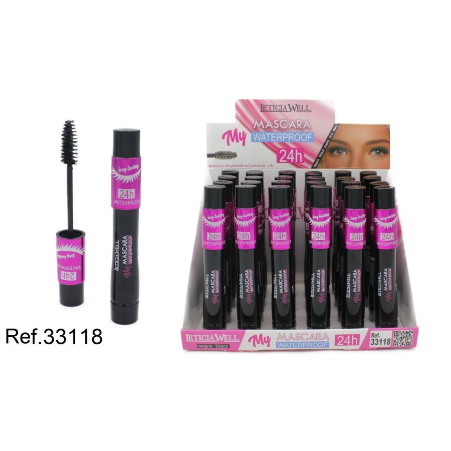 PACK DE 24 MASCARA MY WATERPROOF (0.75€ / UN.) - LETICIA WELL -  idc institute en gros