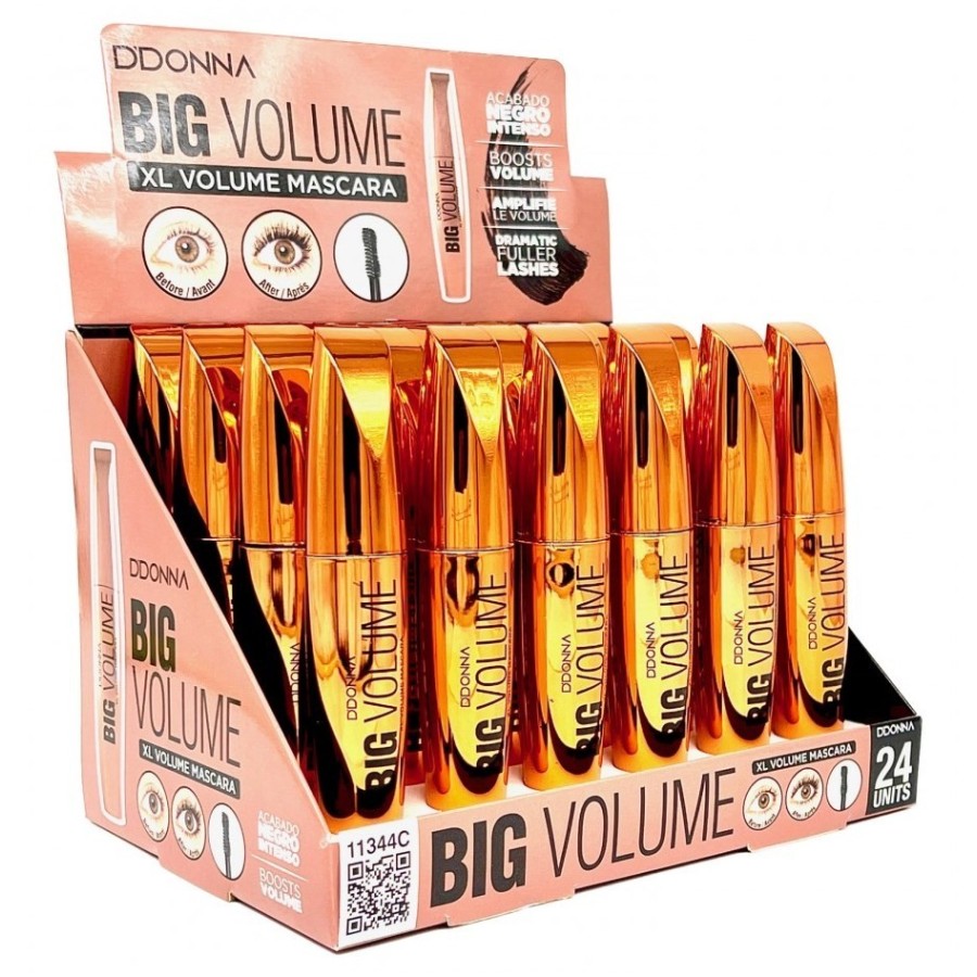 PACK DE 24 MASCARA NOIR BIG VOLUME (0,89€ L'/ UN.) - D'DONNA -  idc institute en gros