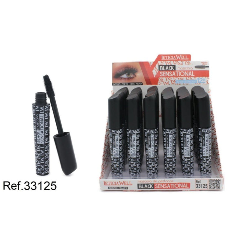 PACK DE 24 MASCARA NOIR SENSATIONNEL (0,69€ L'/ UN.) - LETICIA WELL -  idc institute en gros