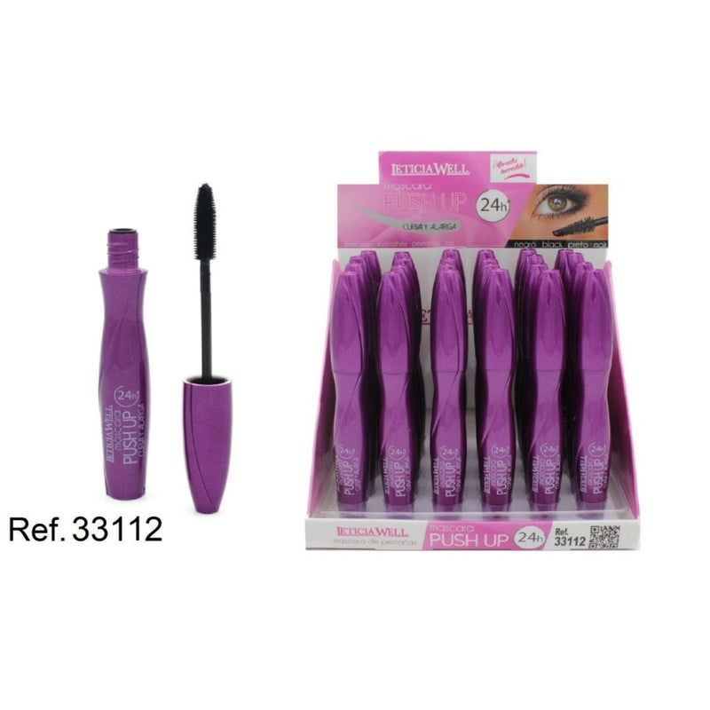 PACK DE 24 MASCARA PUSH UP NOIR 24H.(0,82€ / UN.) - LETICIA WELL -  idc institute en gros
