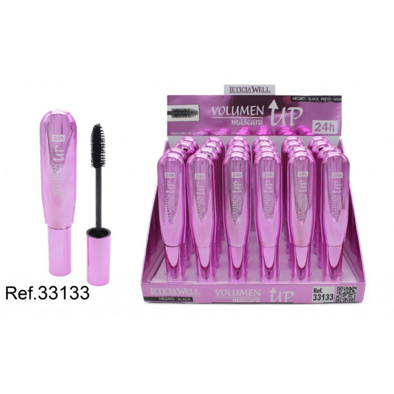 PACK DE 24 MASCARA VOLUME 24H. (0.85€ / UN.) - LETICIA WELL -  idc institute en gros