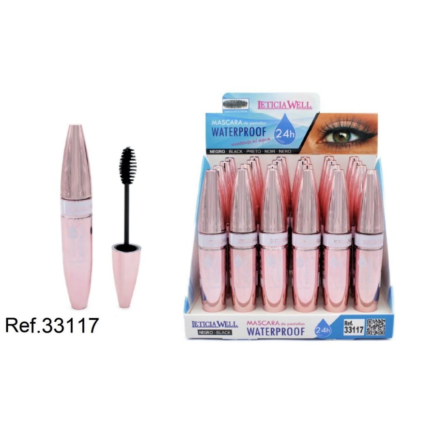 PACK DE 24 MASCARA WATERPROOF (0,85€ / UN.) - LETICIA WELL -  idc institute en gros