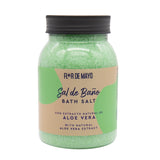 Sel de bain Avec Extraits d'Aloe Vera 1350 gr - FLOR DE MAYO