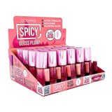 PACK DE 24 SPICY GLOSS PLUMP (0.95€ / UN.) - D'DONNA -  idc institute en gros