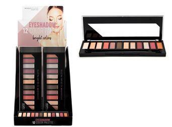 12 
 12 EYESHADOWS PALETTE
  BRIGHT COLORS - IDC INSTITUTE -  idc institute en gros