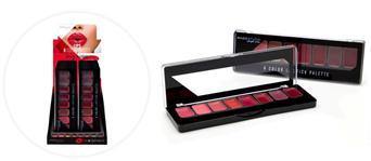 12 
 8 COLOR ROUGE A LEVRES 
 PALETTE - IDC INSTITUTE -  idc institute en gros