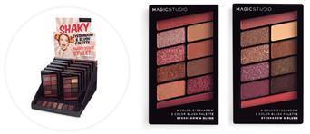 16 
 SHAKY 
 EYESHADOW&BLUSH PALETTE - IDC INSTITUTE -  idc institute en gros