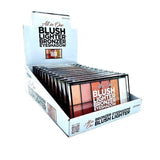 Présentoir de 12 Fard a Paupieres All In One A Blush + Lighter + Bronzer - D DONNA