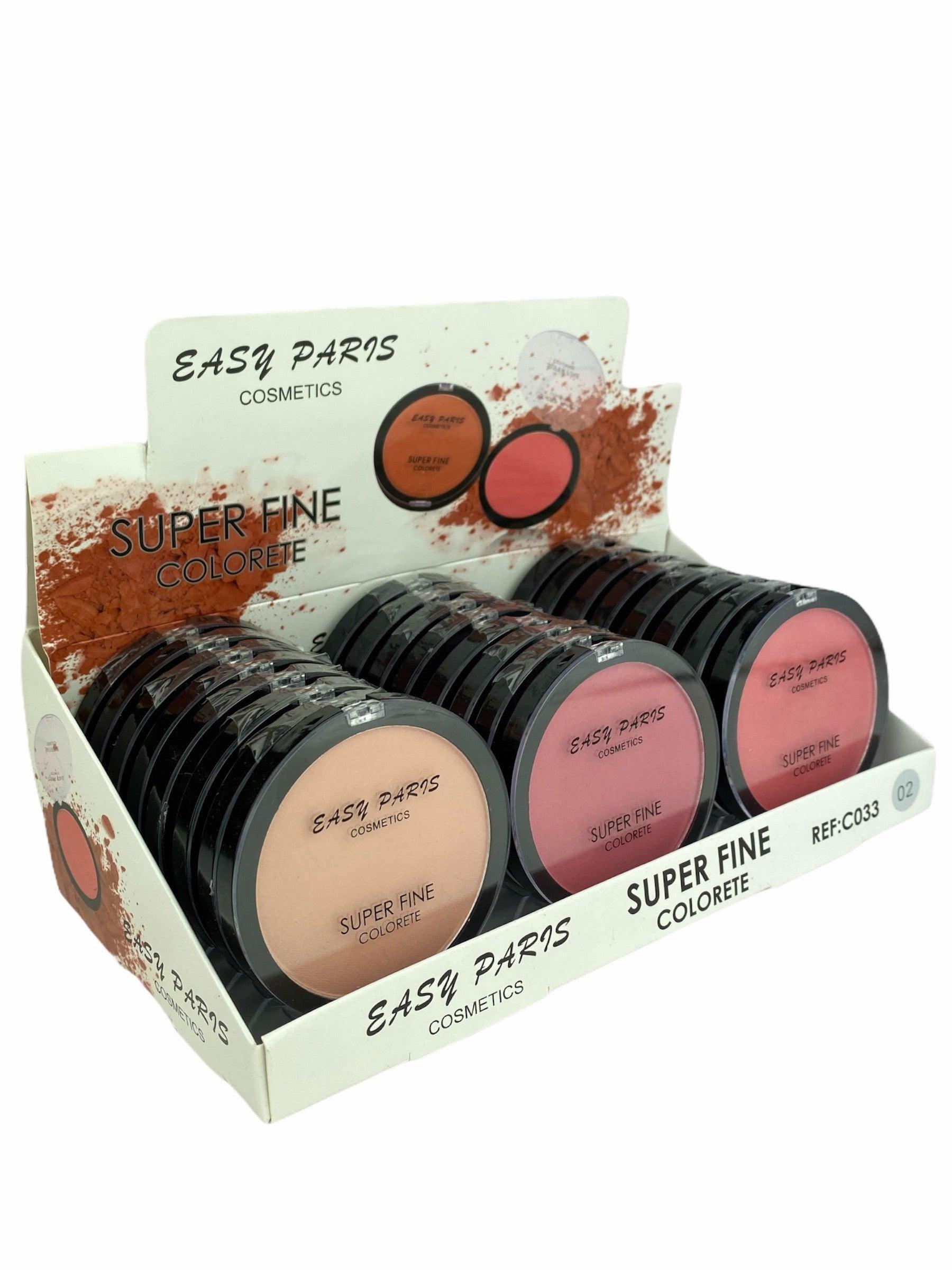 Présentoir de 24 BLUSH "SUPER FINE" - EASY PARIS - idc institute en gros