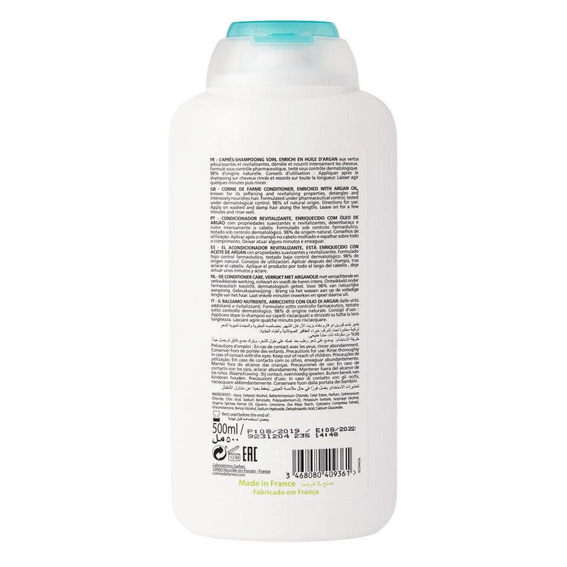 Après-Shampooing Doux avec extrait de Huile d'argan - Corine De Farme - idc institute en gros