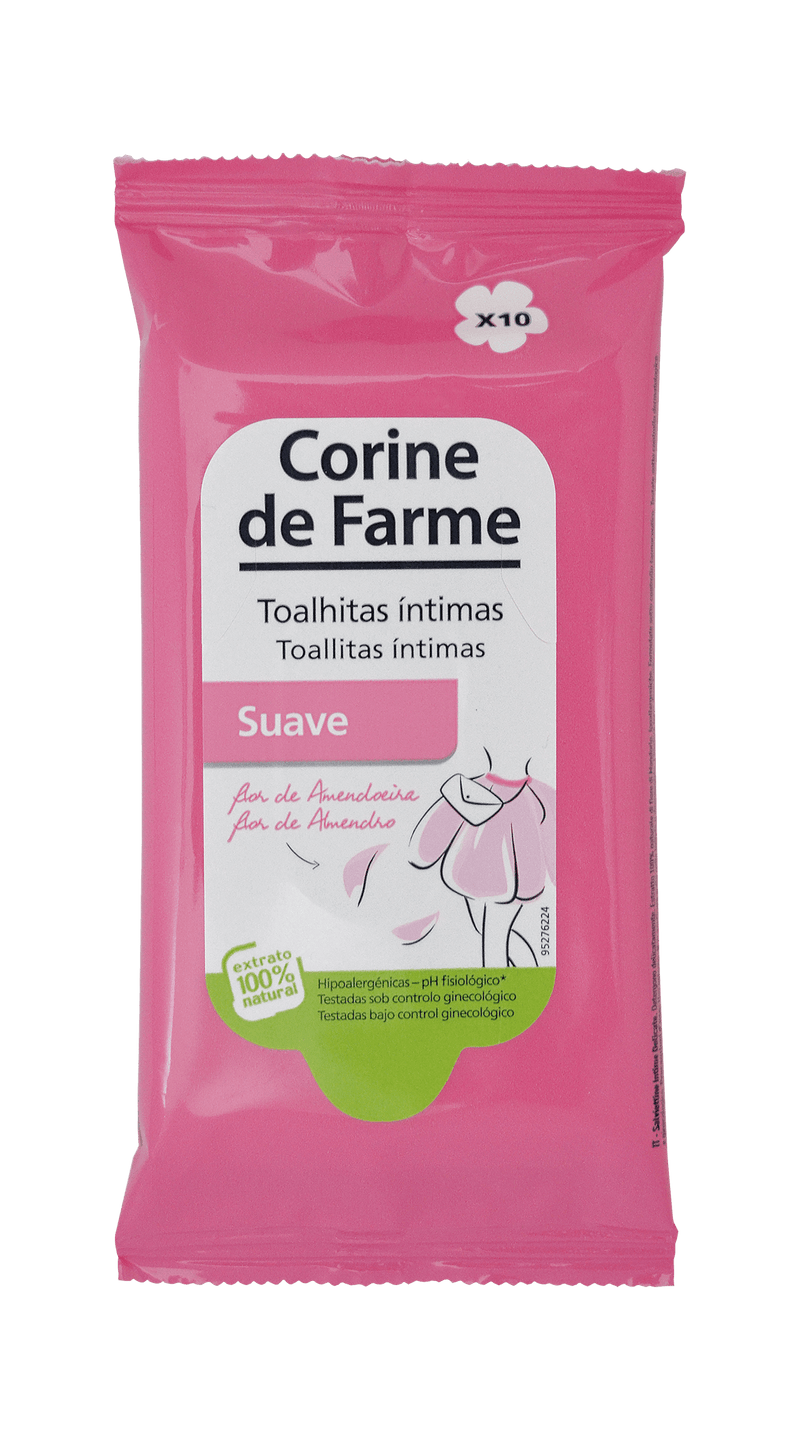 Lingettes intimes Douces - Corine De Farme - idc institute en gros