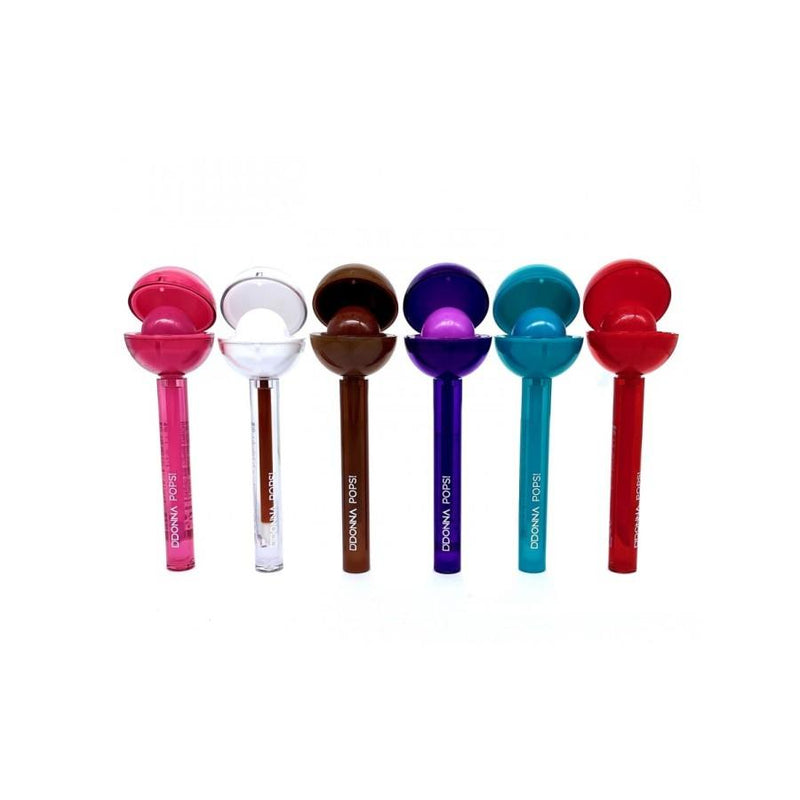 PACK DE 24 LIPGLOSS & LIPBALM FRUITY POOPS - D'DONNA - idc institute en gros