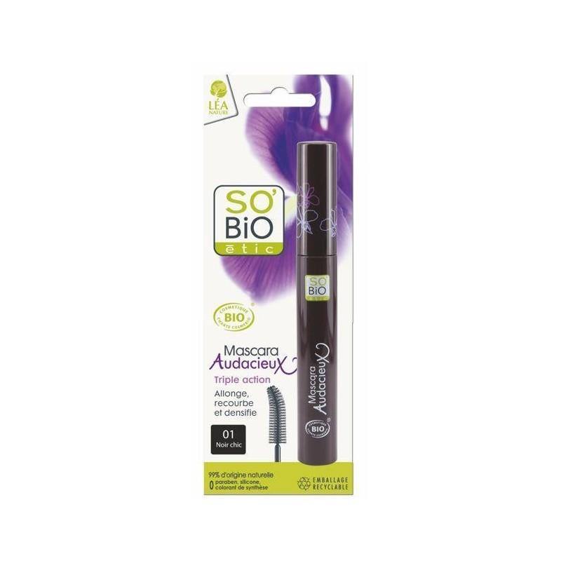 Mascara Triple action audacieux – Noir – SO’BIO ETIC -  idc institute en gros