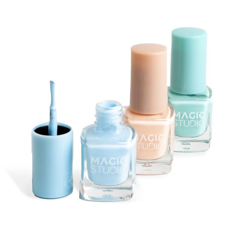LOT DE 3 VERNIS À ONGLES " Sweet Pastel" - MAGIC STUDIO - idc institute en gros