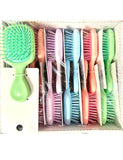 PACK DE 12 PETITES BROSSES Á CHEVEUX MULTICOULEURS -  BF BEAUTÉ -  idc institute en gros