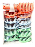 PACK DE 12 BROSSES Á CHEVEUX MULTICOULEURS -  BF BEAUTÉ -  idc institute en gros