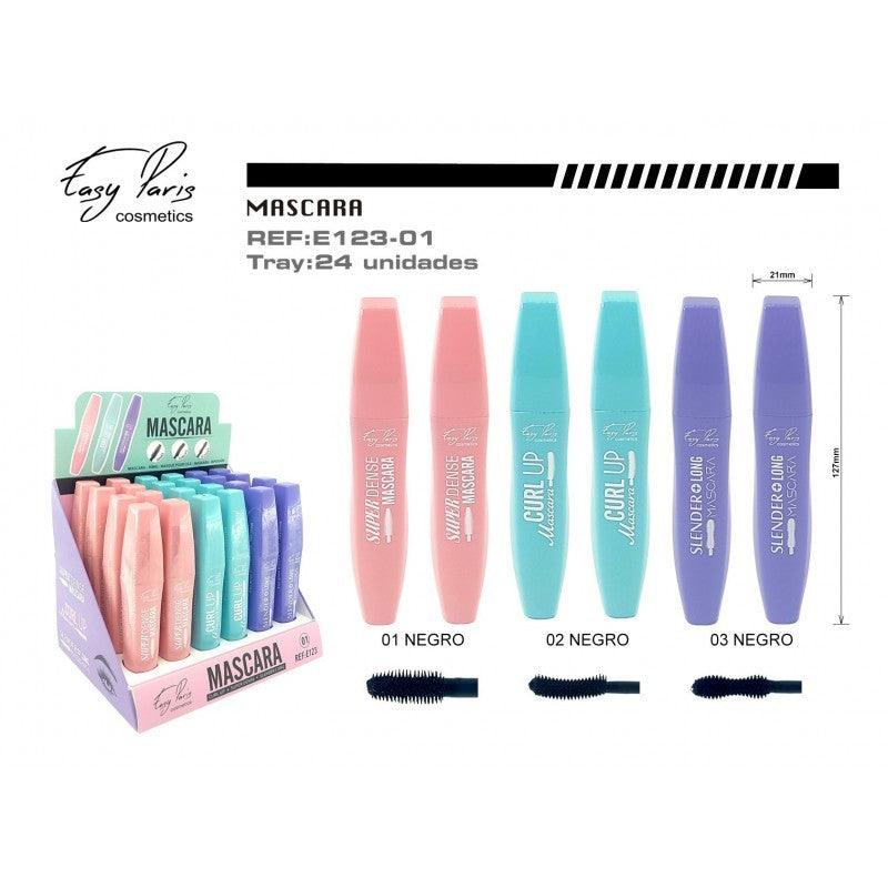 MASCARA PUOR CILS NOIR 4 MODELES 24/UNITÉ - EASY PARIS - idc institute en gros