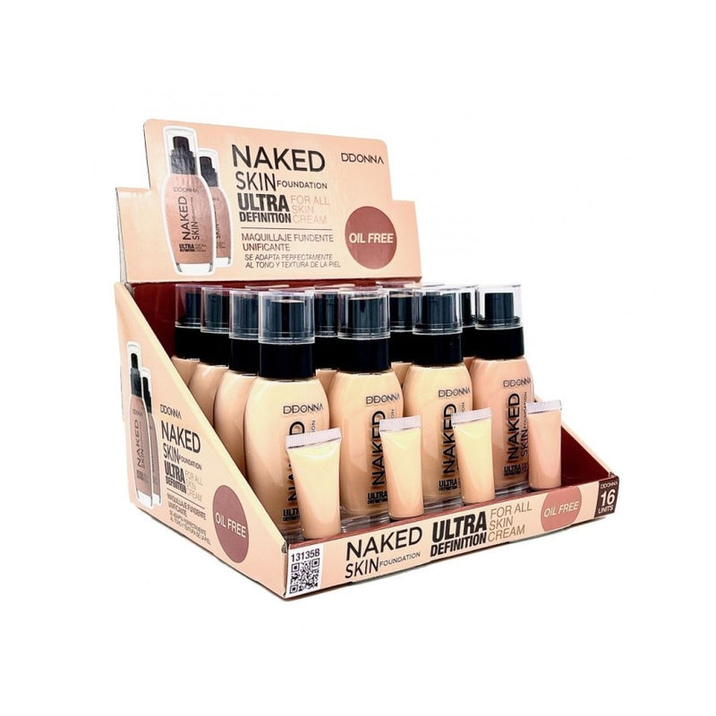 PACK DE 16 BASE DE MAQUILLAGE ULTRA DEFINITION 30ml.10h.(1.69€ / UN.) - D'DONNA -  idc institute en gros