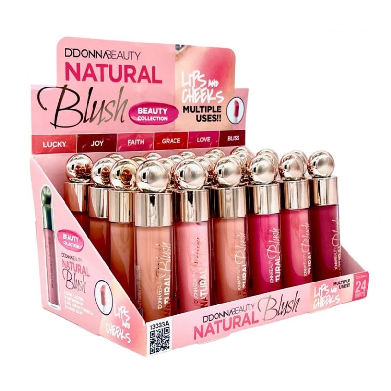 PACK DE 24 BLUSH LIQUID NATURAL (0.95€ / UN.) - D'DONNA -  idc institute en gros