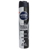 LOT DE 6 DÉODORANT SPRAY BLACK&WHITE INVISIBLE ORIGINAL 200ML - NIVEA MEN