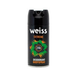 LOT DE 6 DÉODORANT SPRAY EXTREME 24H 150ML - WEISS