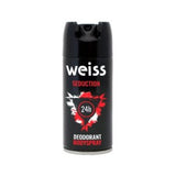 LOT DE 6 DÉODORANT SPRAY SÉDUCTION 24H 150ML - WEISS -  idc institute en gros
