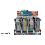 PACK DE 24 FARD À PAUPIÈRES EN CRÈME À LA PURPURINE, (0,82 € L'/ UN.) - LETICIA WELL -  idc institute en gros