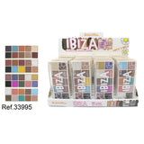 PACK DE 24 FARD À PAUPIÈRES MAT+SHINE IBIZA(0,85€ / UN.)- LETICIA WELL