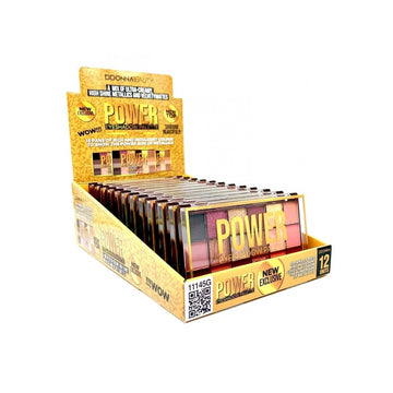 Grossiste beauté France – LOT DE 12 FARDS À PAUPIÈRES POWER (1,69 € /UN.) - D'DONNA – grossiste-beaute-idc.com