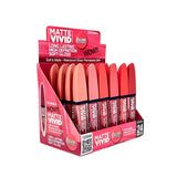 PACK DE 24 GLOSS VIVID WATERPROOF MATTE 24H.(0.75€ / UN.) - D'DONNA