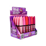 PACK DE 24 GLOSS VIVID WATERPROOF MATTE 24H.(0.75€ / UN.) - D'DONNA
