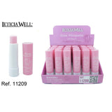 PACK DE 24 LIP BALM ROSA MOSQUETA 3.8GR. 7,5X2CM.(0.48 /UN.) - LETICIA WELL -  idc institute en gros