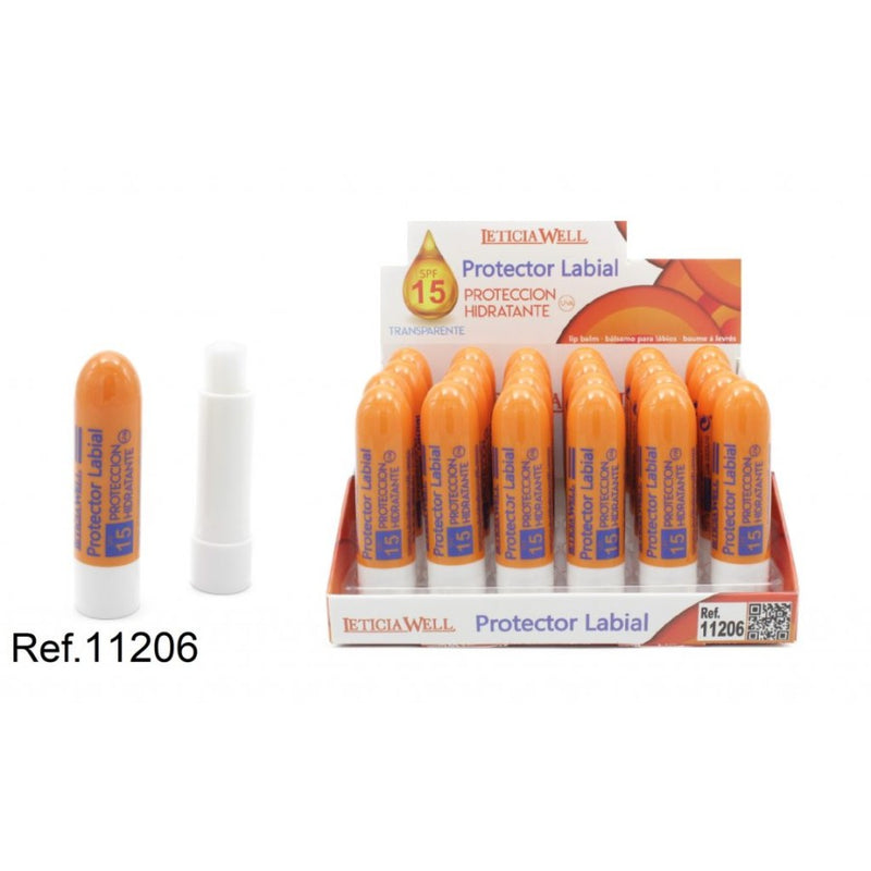 PACK DE 24 LIPBALM SPF15 (0.45€ / UN.) - LETICIA WELL -  idc institute en gros