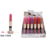 PACK DE 24 LIPGLOSS COLOR MATTE+GLOSS GLOW DUO 24H.(0.90€ / UN.) - LETICIA WELL