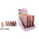 PACK DE 24 LIPSTICK 5 IN 1 (0.89€ / UN.) - LETICIA WELL -  idc institute en gros